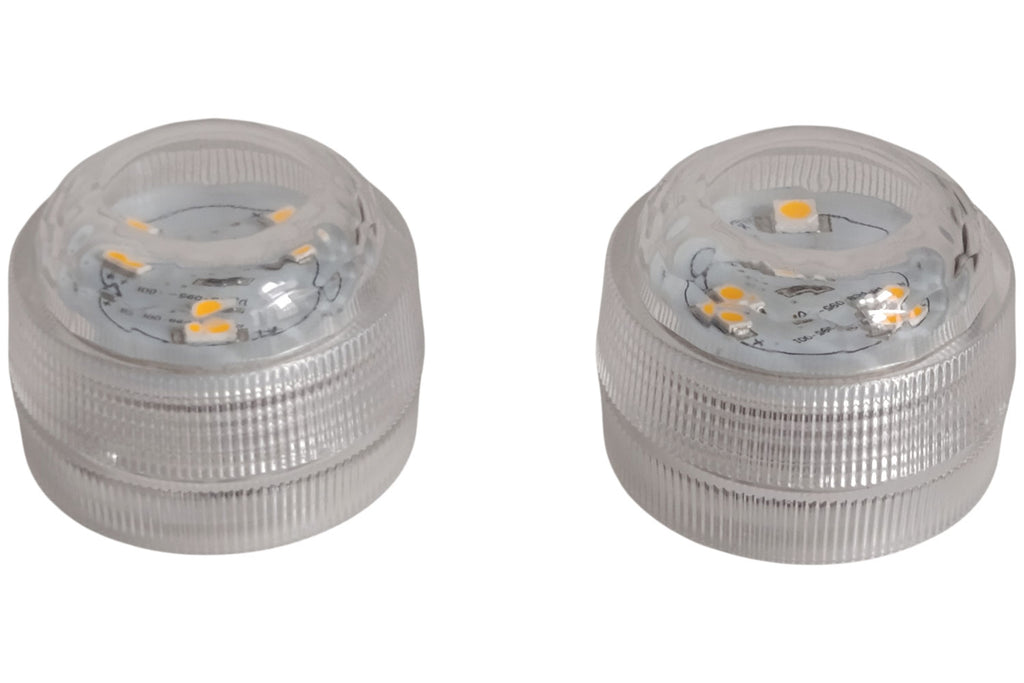 Sigro LED Tauch-Teelicht  2er Set mit 3 LEDs