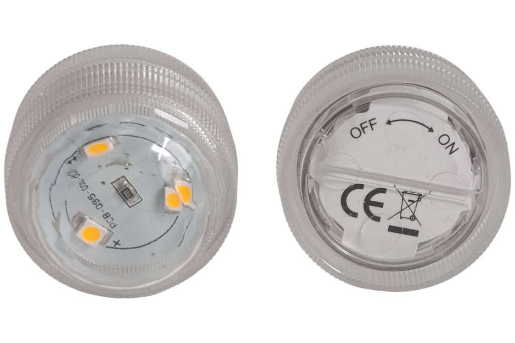 Sigro LED Tauch-Teelicht  2er Set mit 3 LEDs