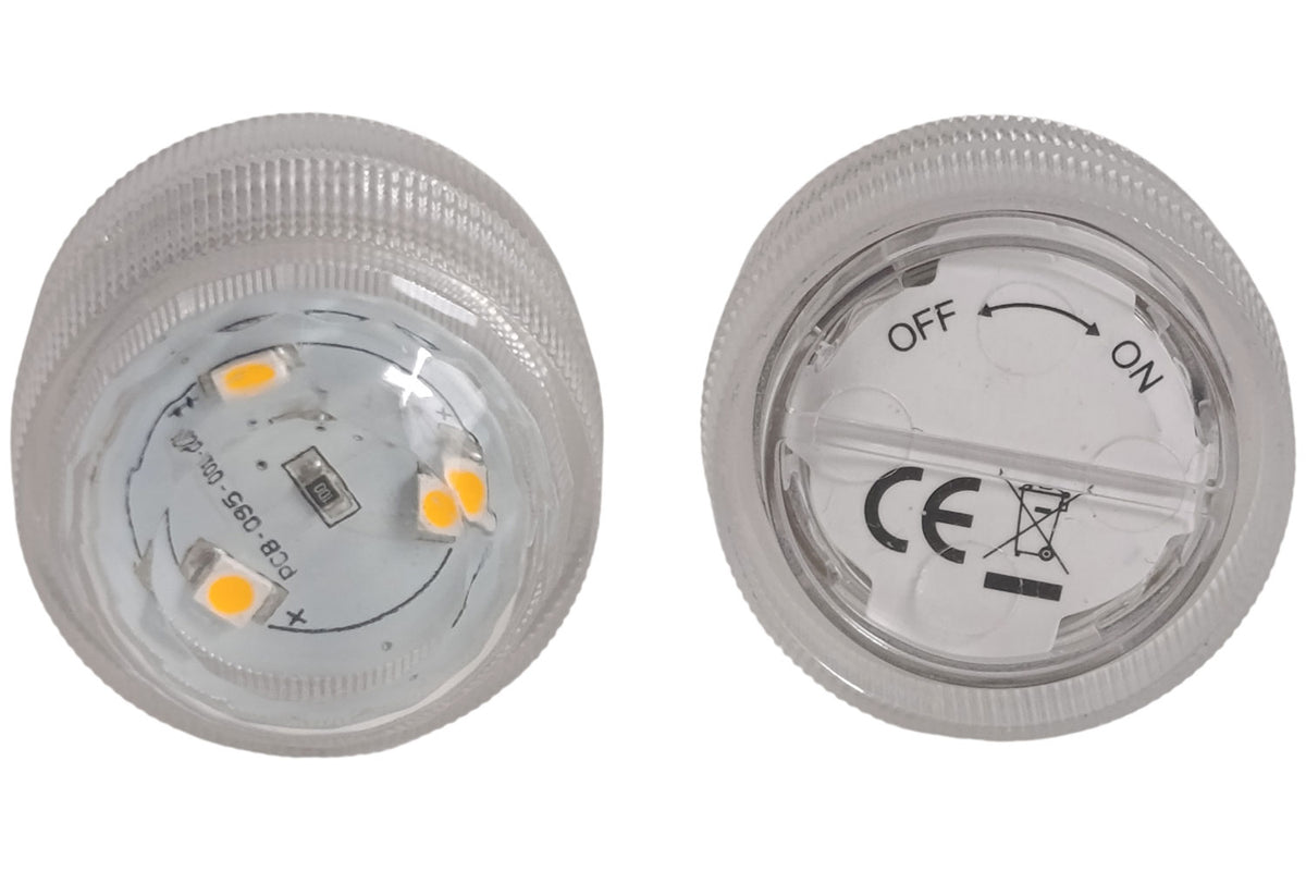 Sigro LED Tauch-Teelicht  2er Set mit 3 LEDs