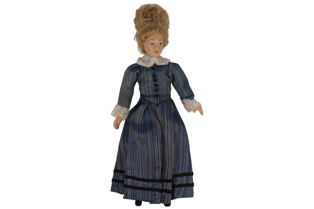 Dolls House Miniatur Puppe Miss Mason ca. 13,5 cm hoch