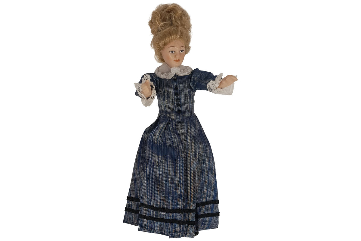 Dolls House Miniatur Puppe Miss Mason ca. 13,5 cm hoch