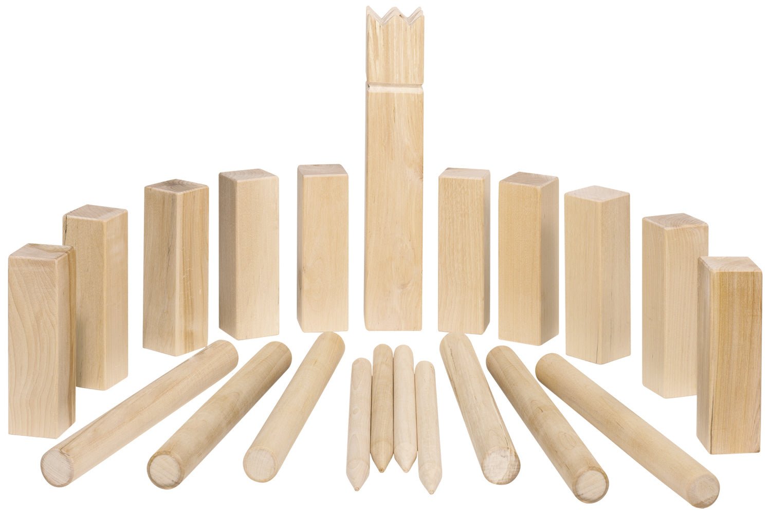 goki Wikingerspiel Kubb mittel im Baumwollbeutel