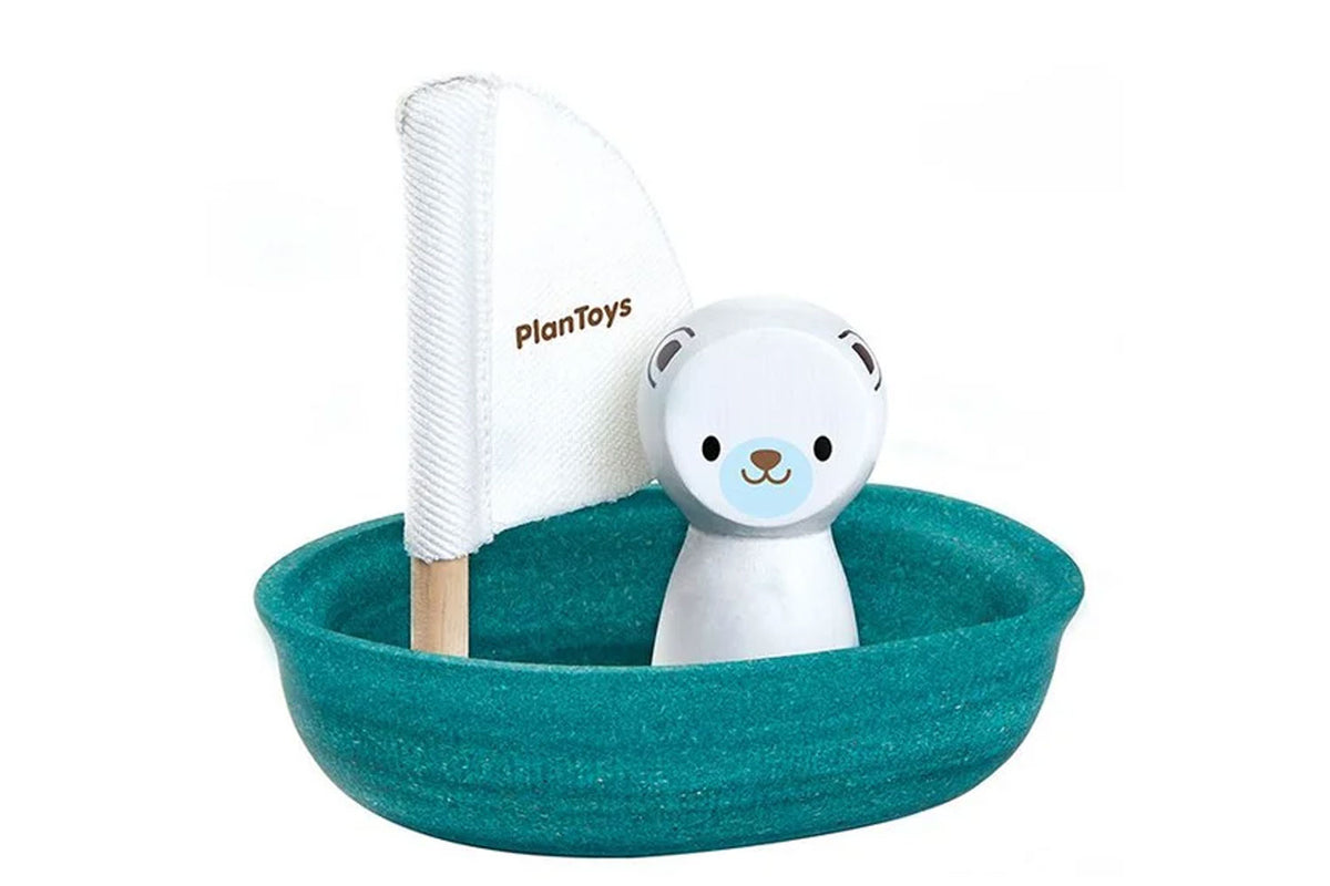 PlanToys Segelboot Eisbär
