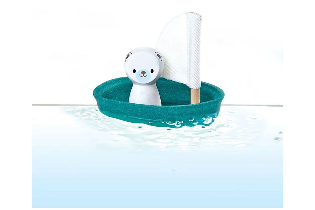 PlanToys Segelboot Eisbär