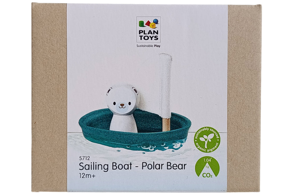 PlanToys Segelboot Eisbär