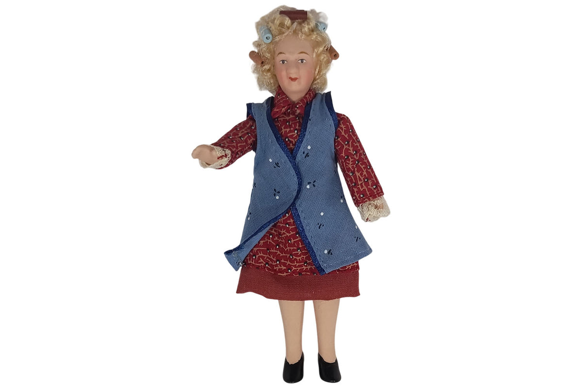 Dolls House Miniatur Puppe Grandma Enid ca. 13 cm hoch