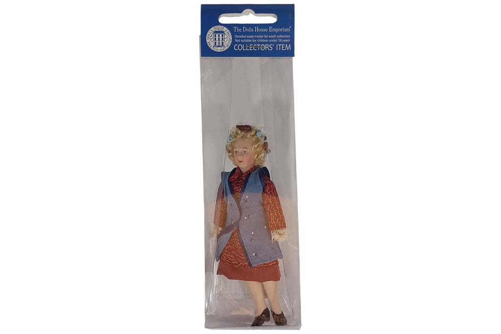 Dolls House Miniatur Puppe Grandma Enid ca. 13 cm hoch