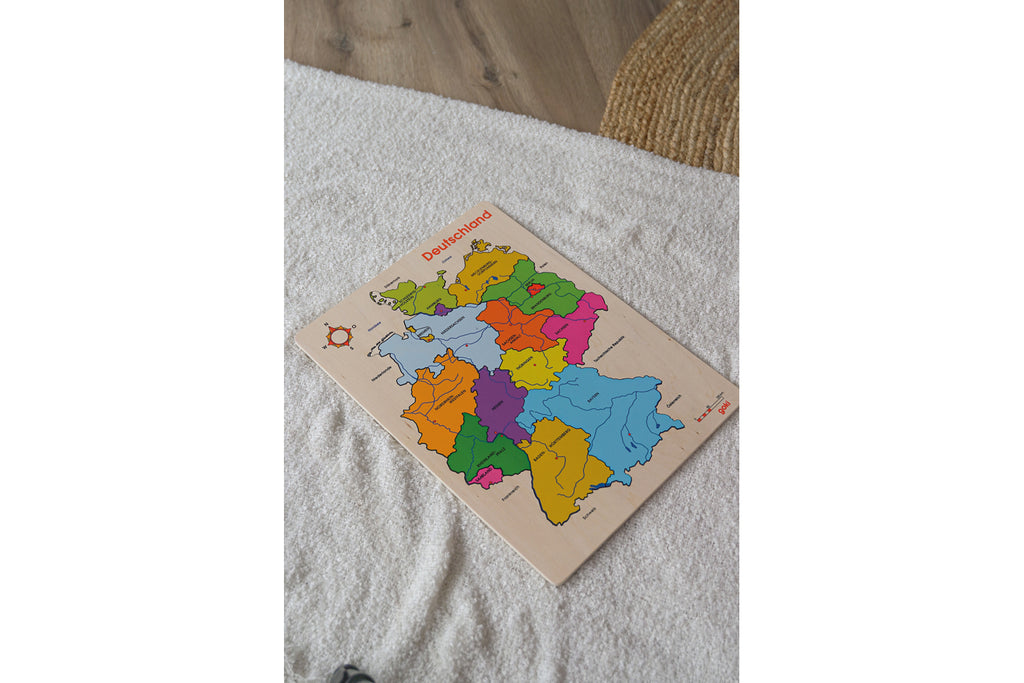 goki Einlegepuzzle Deutschland II