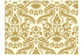 Dolls House Tapete Gold Damask