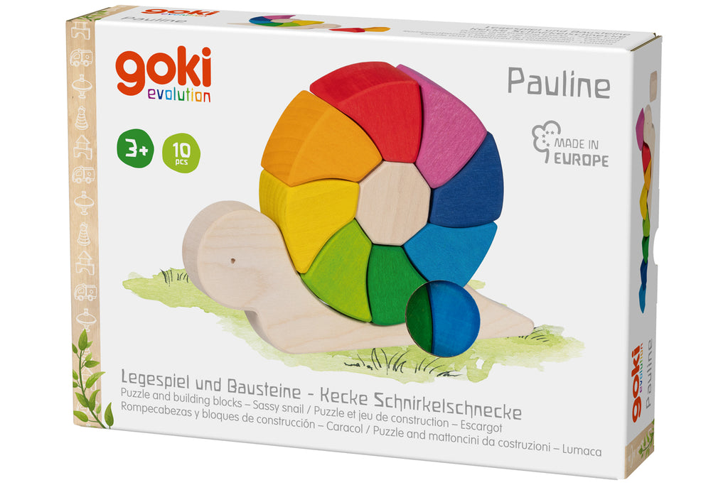 goki Bausteine Kecke Schnirkelschnecke Pauline