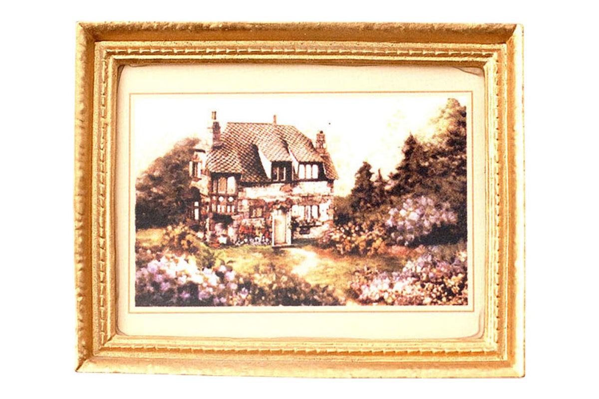 Dolls House Miniatur Bild Bauernhaus