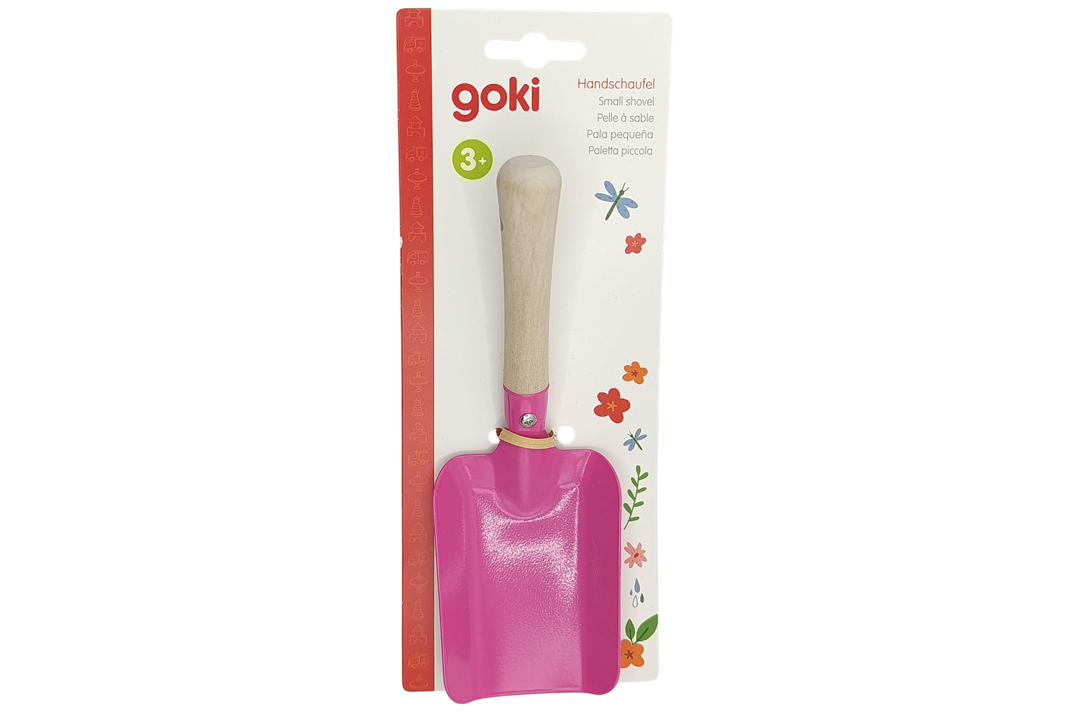 goki Handschaufel für Kinder rosa