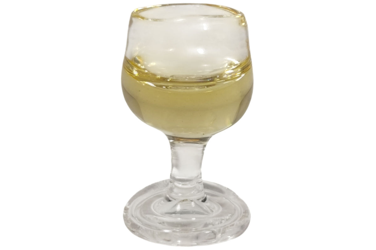 Dolls House Miniatur Glas Weißwein