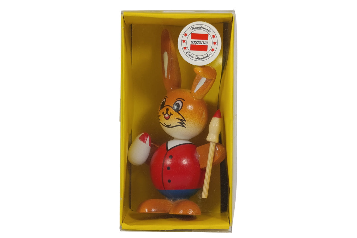 Schulte Kugelhase rot mit Ei Osterdekoration