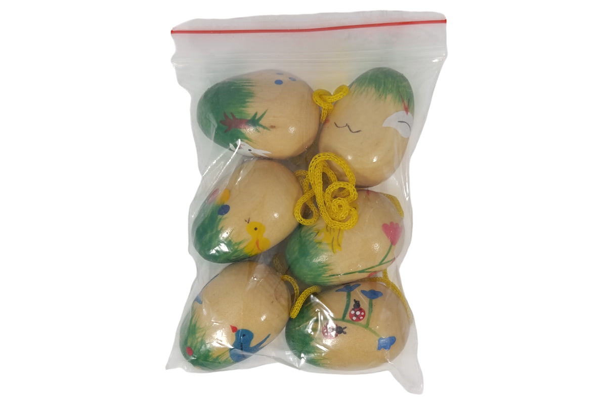 Schulte Baumschmuck bunte Eier mit Wiese (6er Set) Osterdekoration