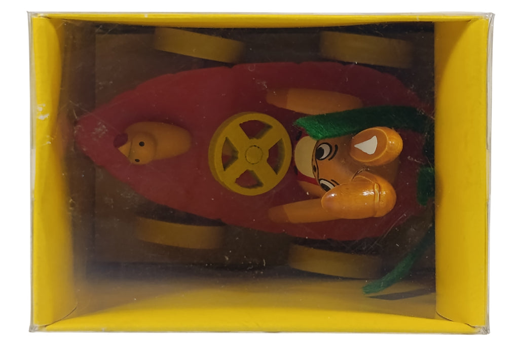 Schulte Kugelhase mit Karotten-Rennwagen orange Osterdekoration