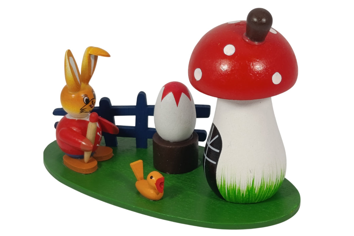 Schulte Kugelhase als Maler Osterdekoration