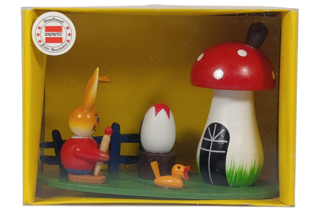 Schulte Kugelhase als Maler Osterdekoration