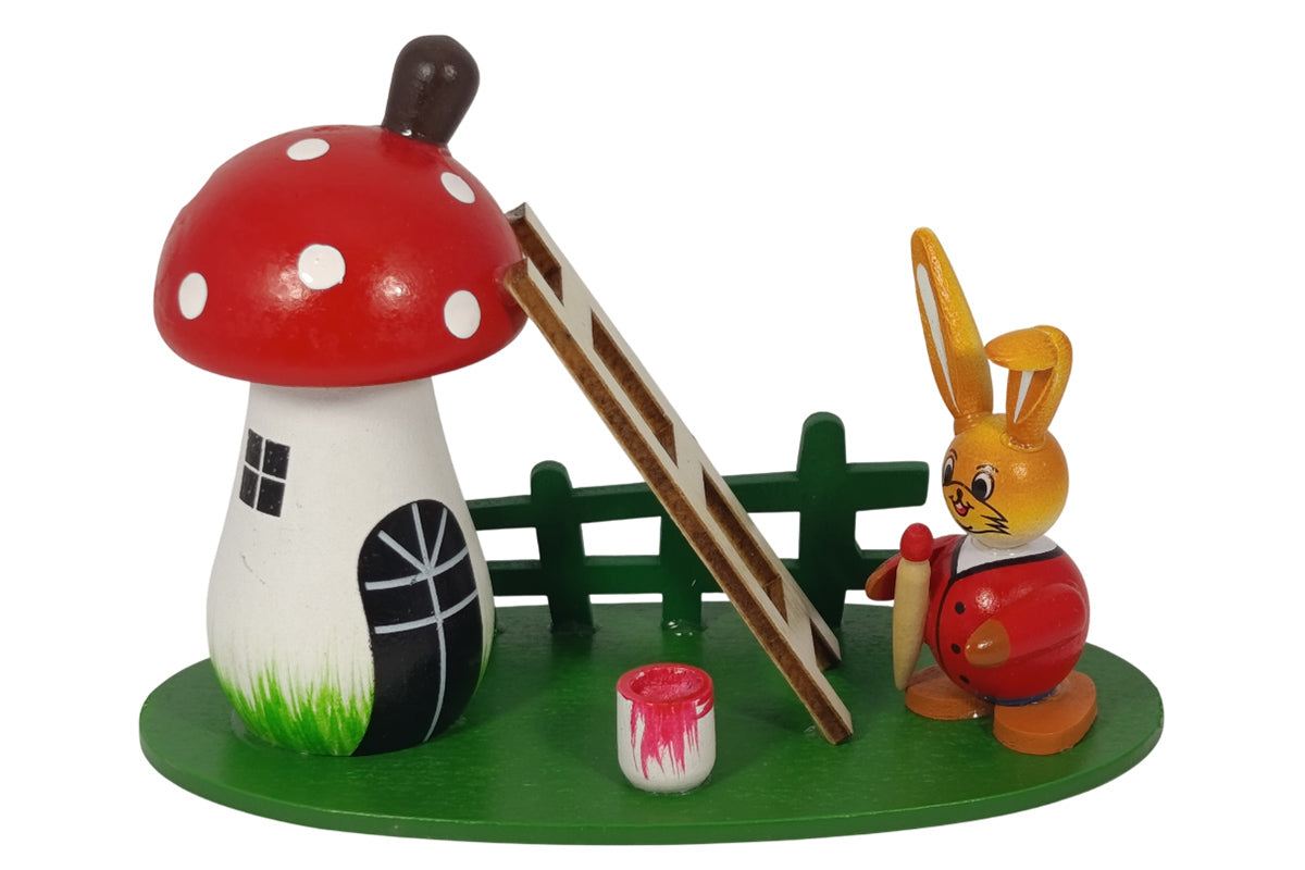 Schulte Kugelhase mit Leiter Osterdekoration