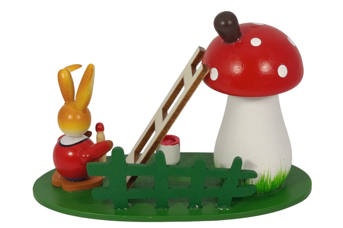 Schulte Kugelhase mit Leiter Osterdekoration