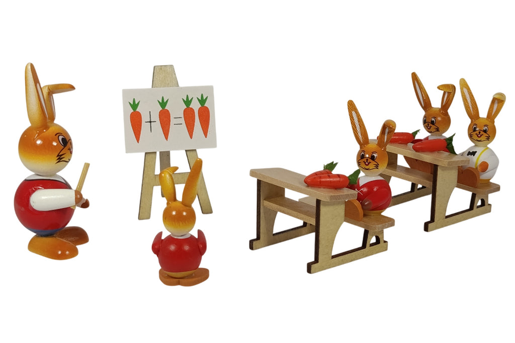 Schulte Hasenschule Kugelhasen Osterdekoration