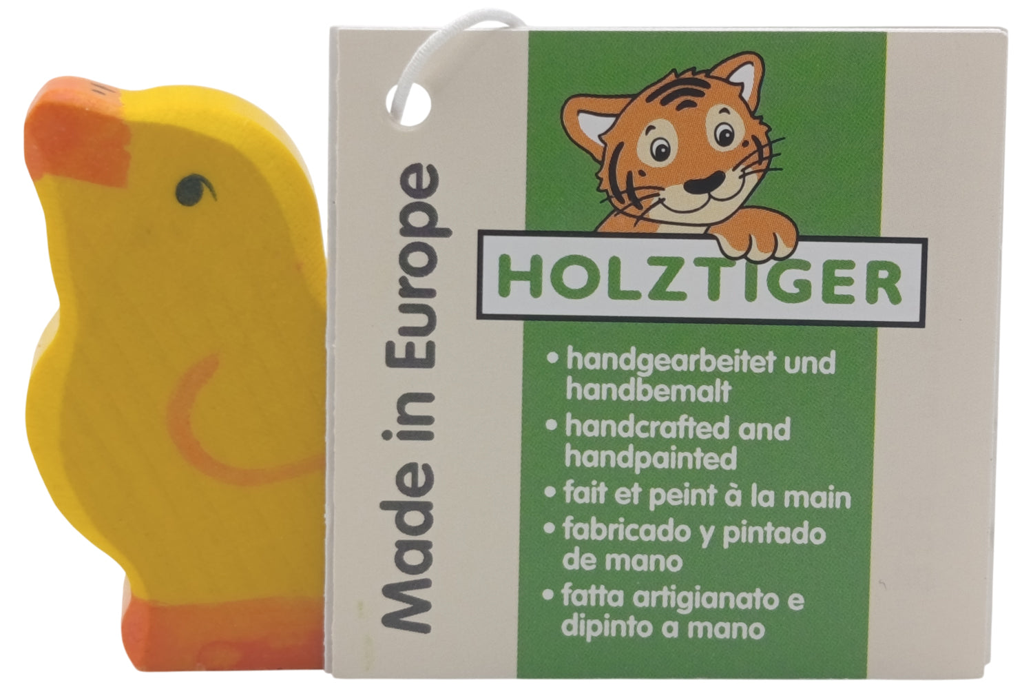 Holztiger Küken Kopf hoch