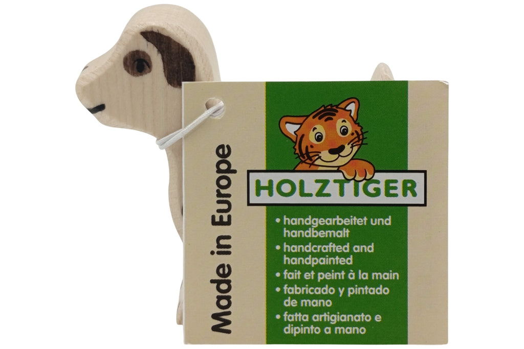 Holztiger Hofhund klein braun gefleckt
