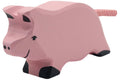 Holztiger Ferkel laufend rosa