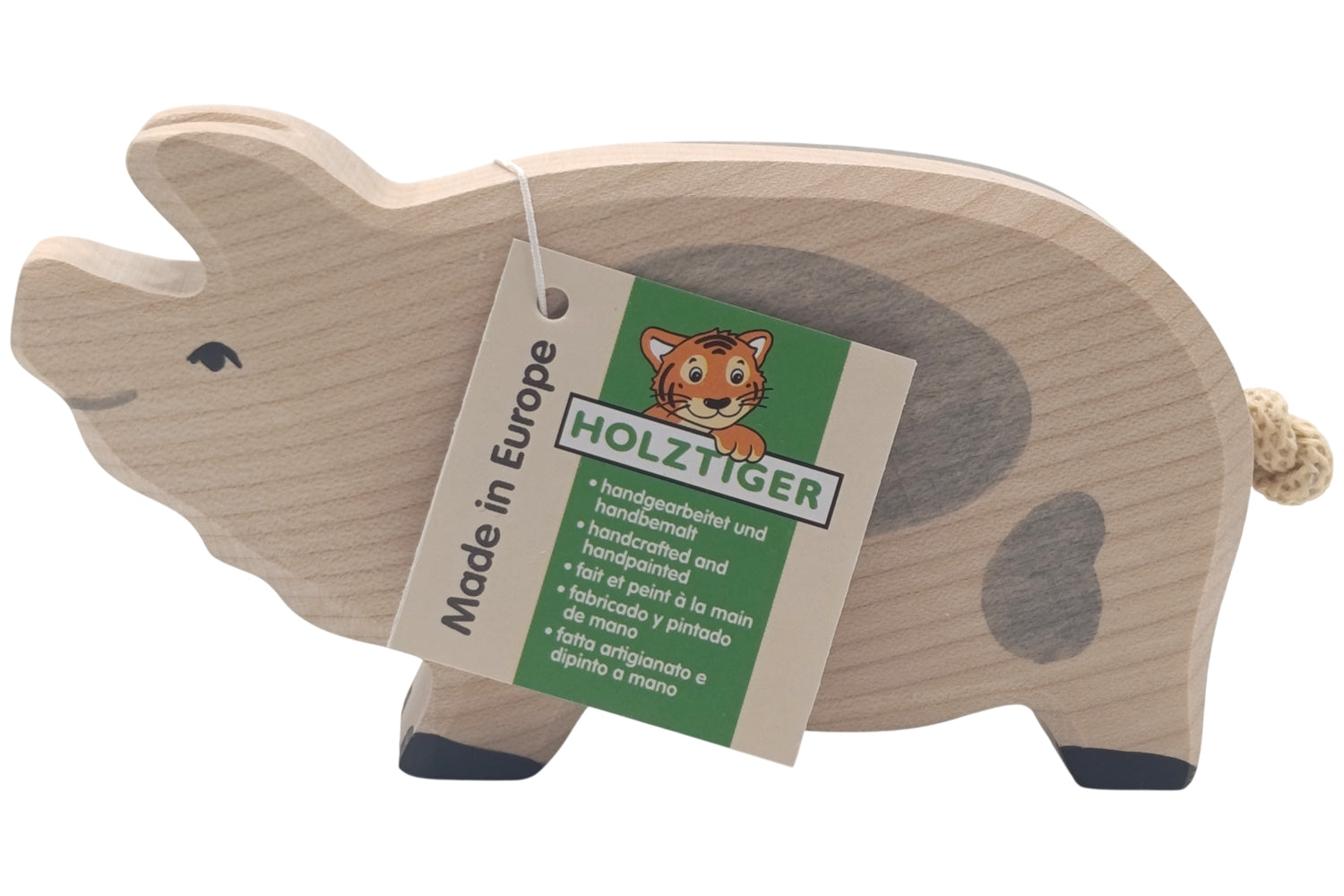 Holztiger Eber gefleckt