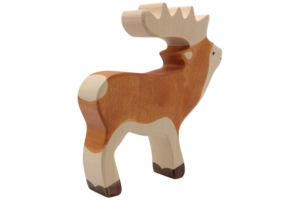 Holztiger Hirsch