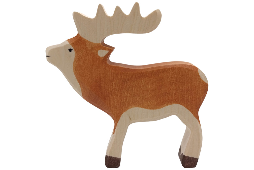 Holztiger Hirsch