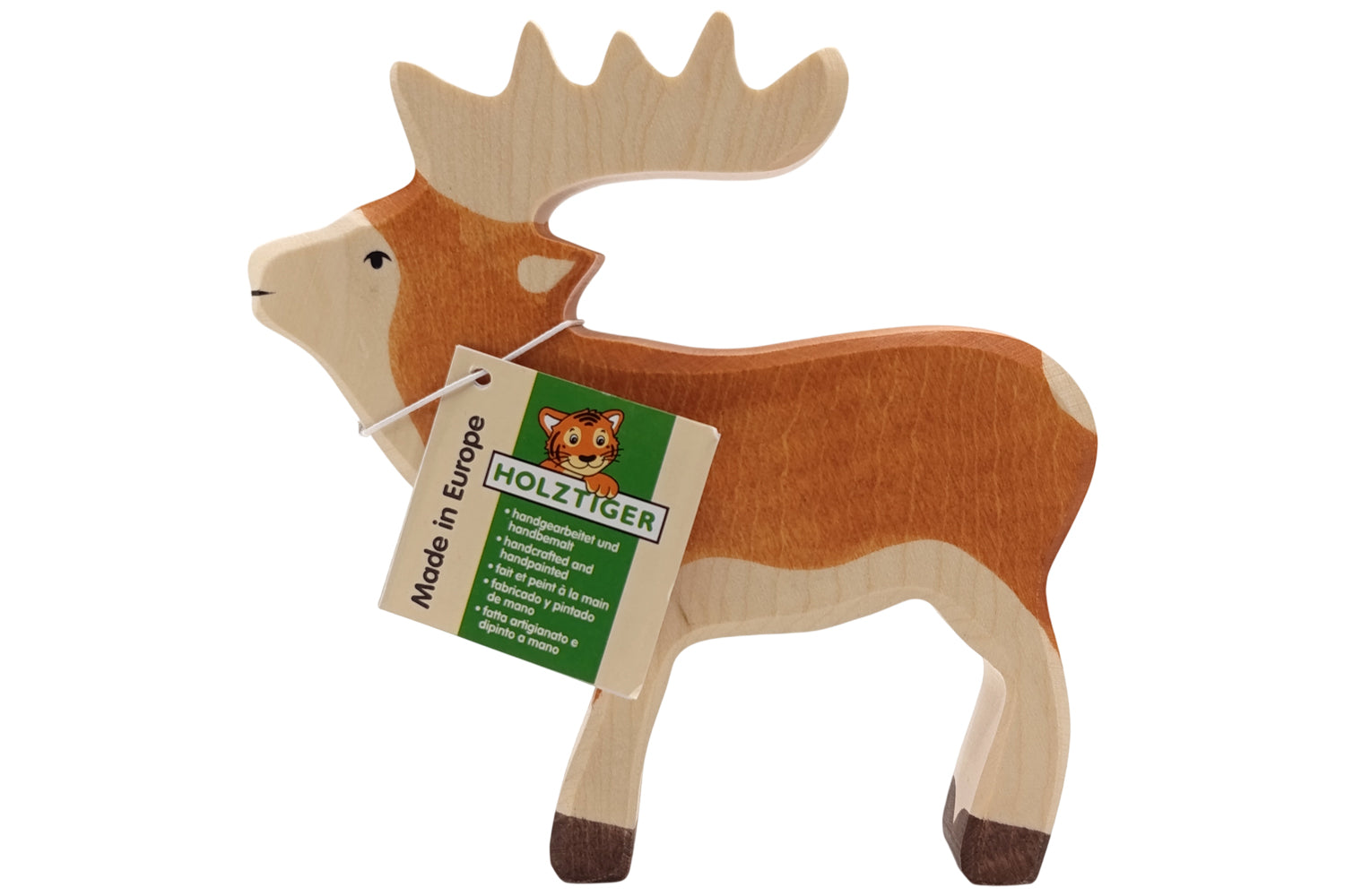 Holztiger Hirsch