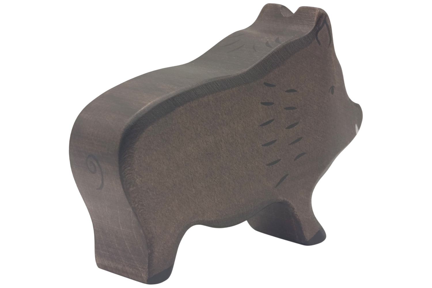 Holztiger Wildschwein Eber