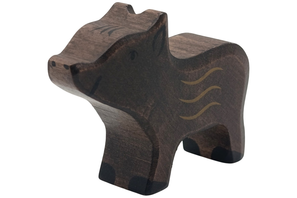 Holztiger Frischling braun