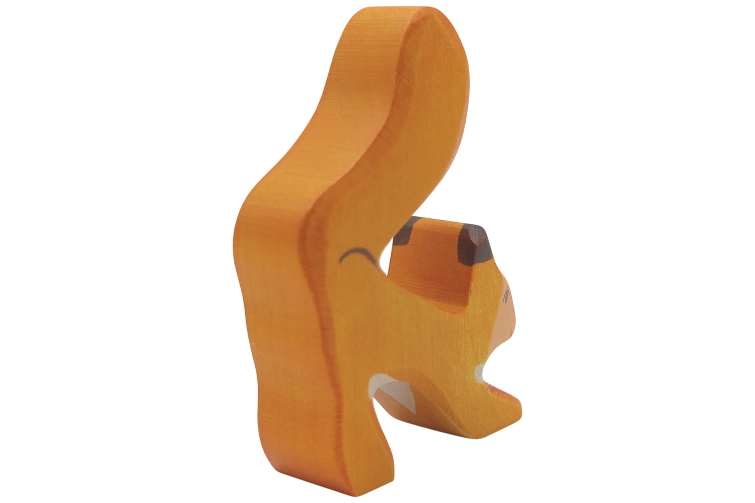 Holztiger Eichhörnchen orange