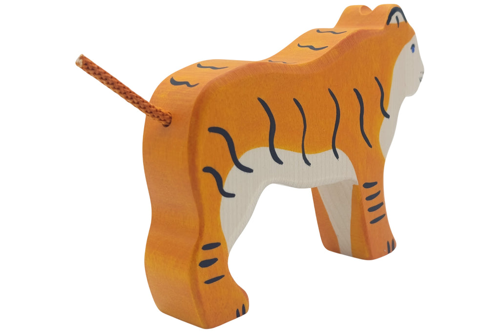 Holztiger Tiger stehend