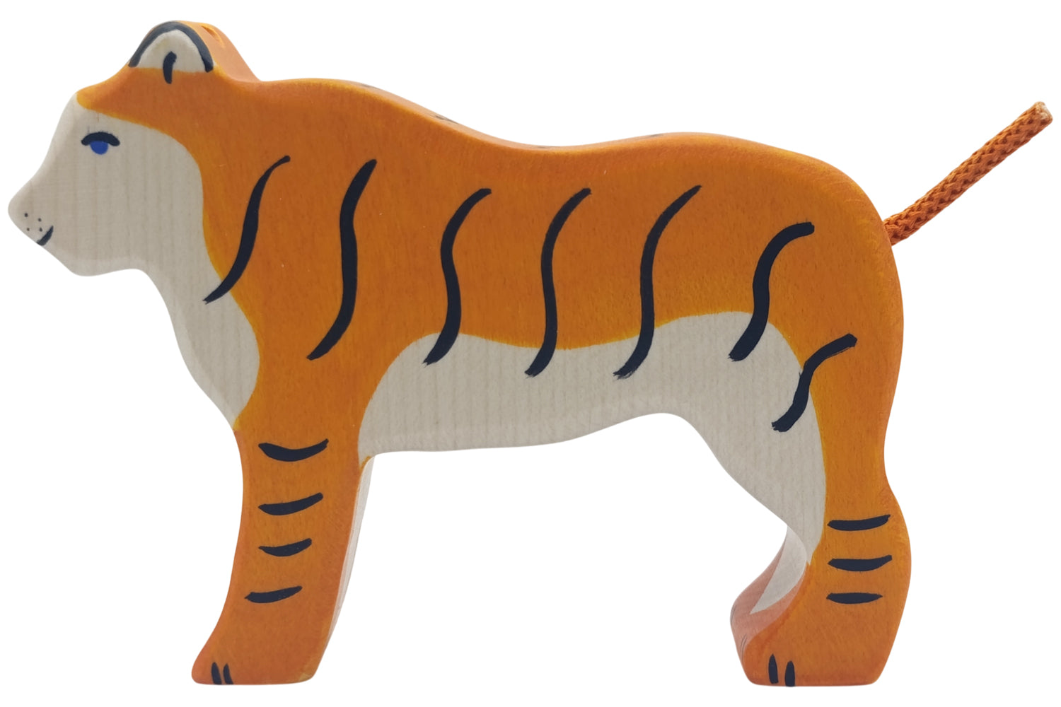 Holztiger Tiger stehend