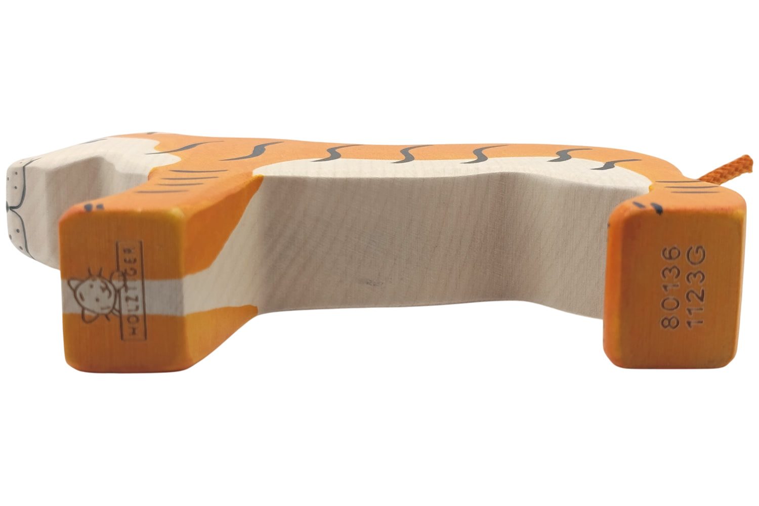 Holztiger Tiger stehend