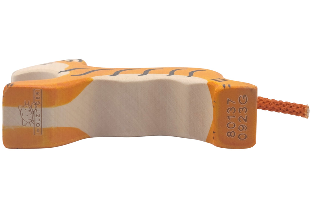 Holztiger Tiger klein laufend