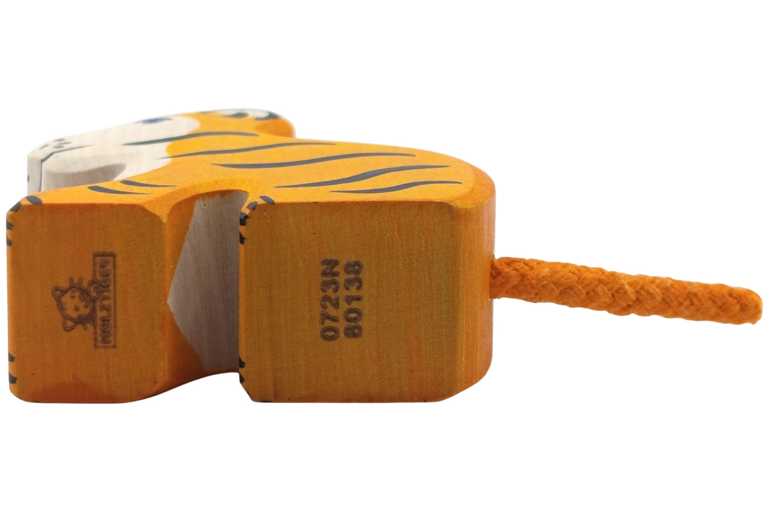 Holztiger Tiger klein sitzend