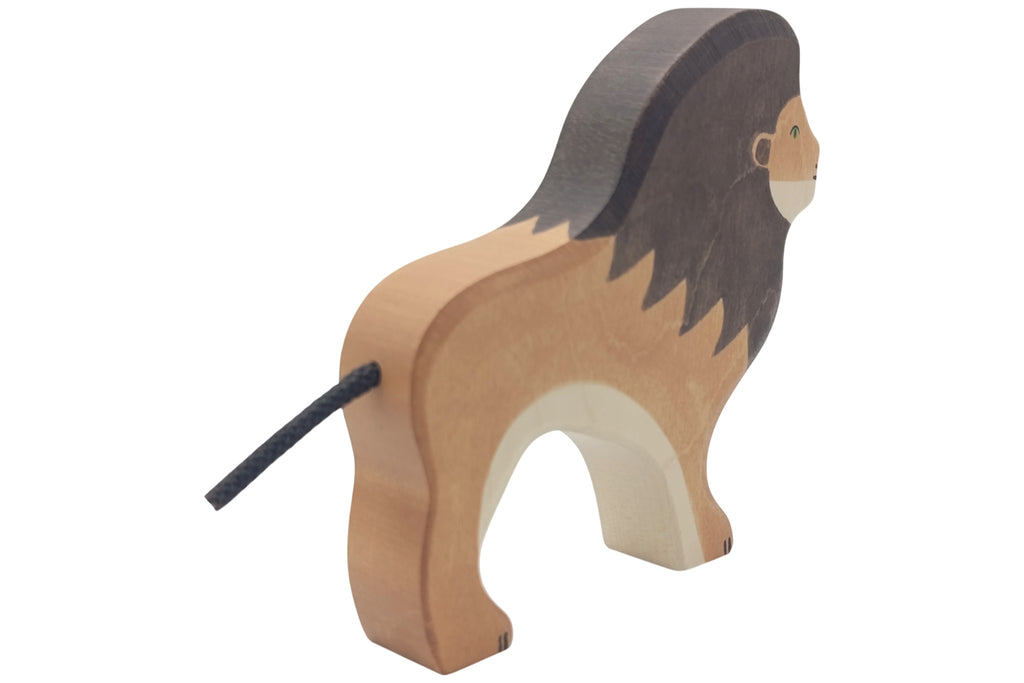 Holztiger Löwe groß