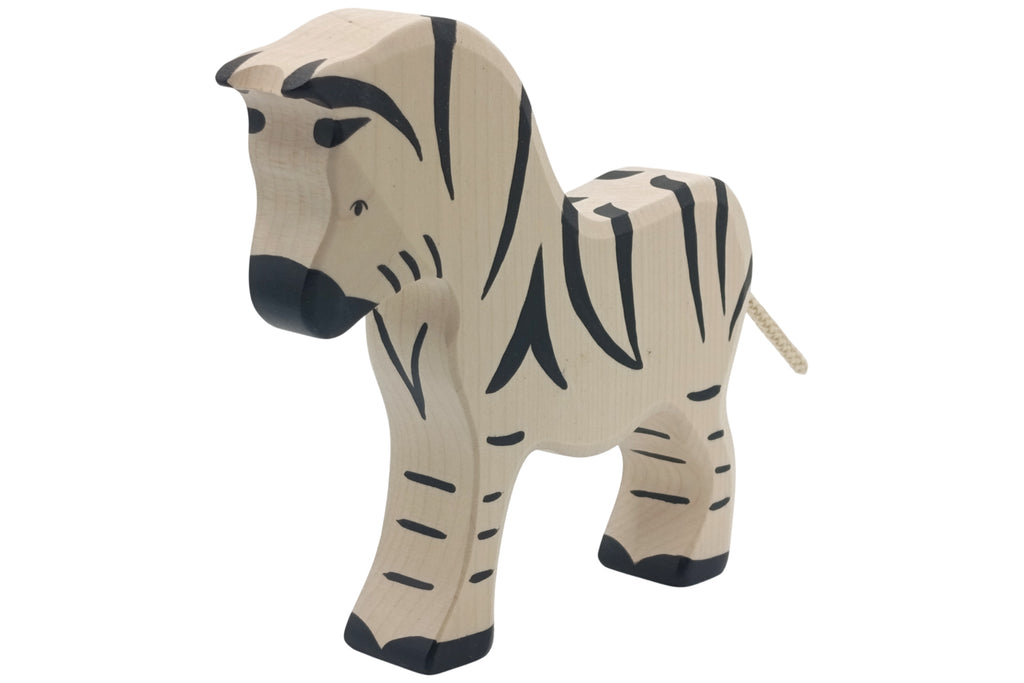 Holztiger Zebra groß