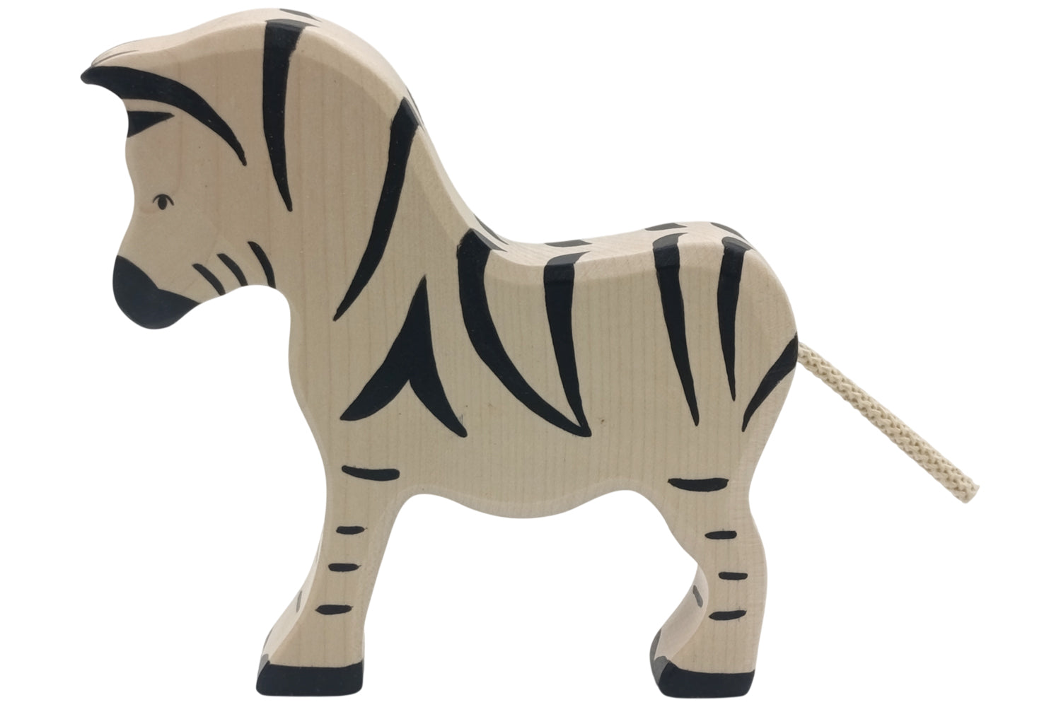 Holztiger Zebra groß