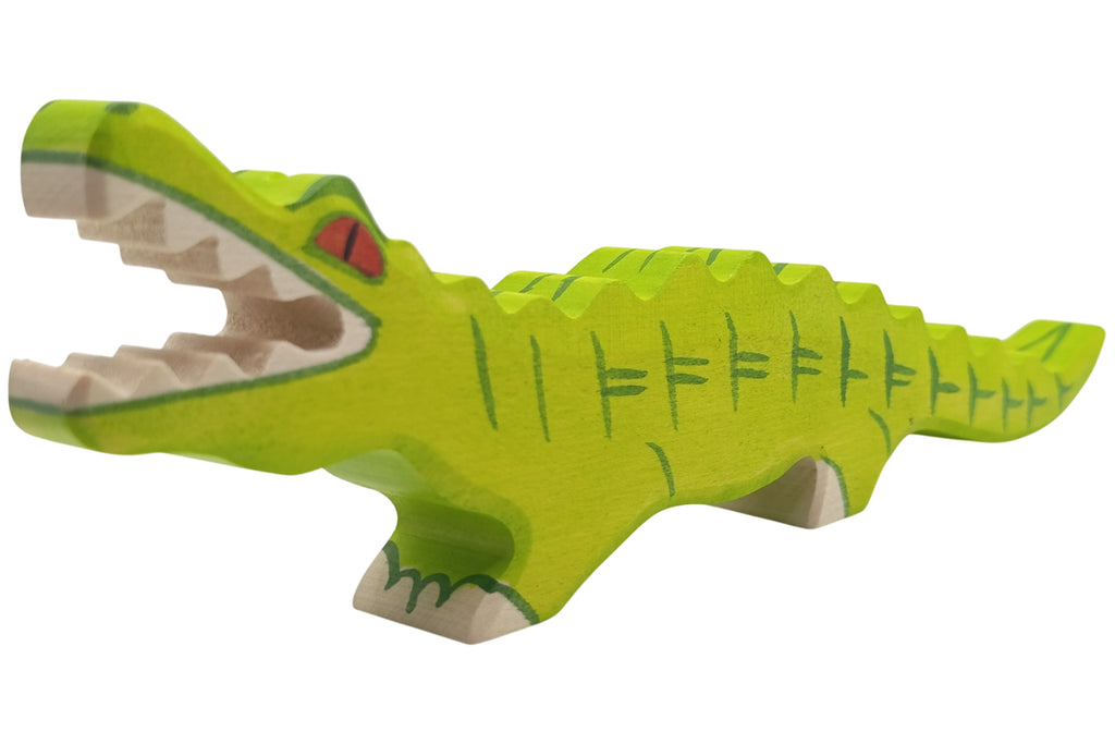 Holztiger Krokodil groß