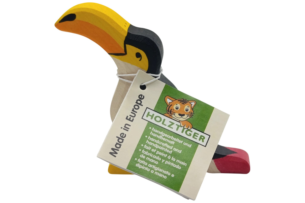 Holztiger Tukan Vogel