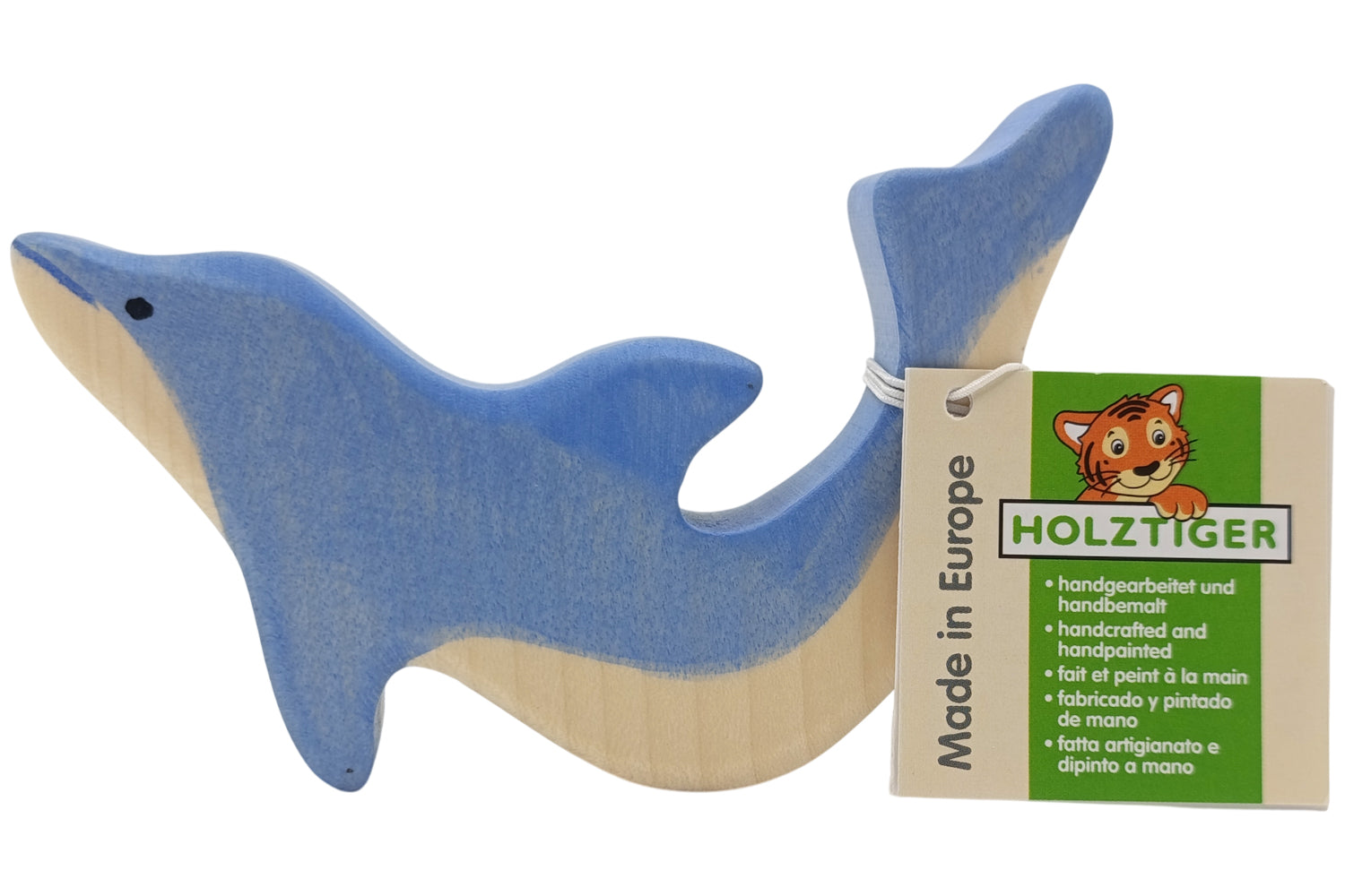 Holztiger Delfin klein