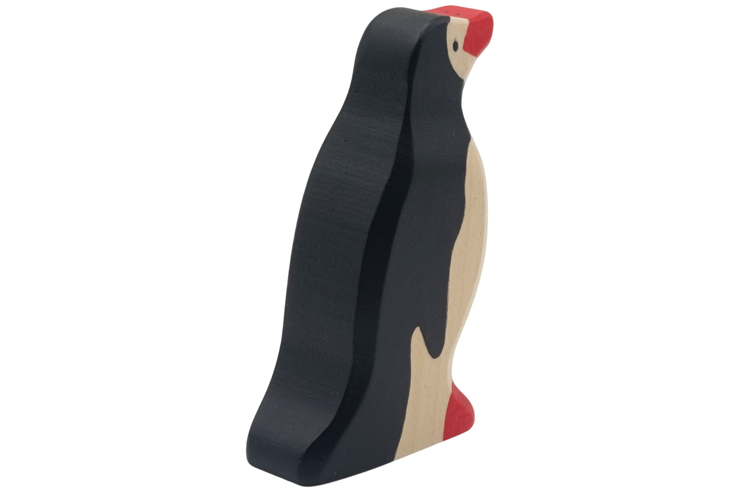 Holztiger Pinguin