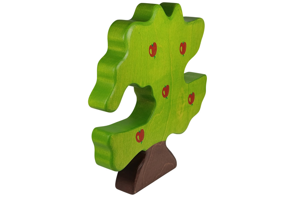 Holztiger Apfelbaum für Vögel