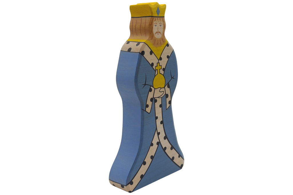 Holztiger Figur König