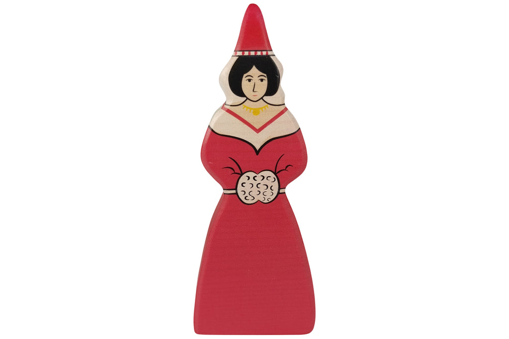 Holztiger Figur Burgfräulein